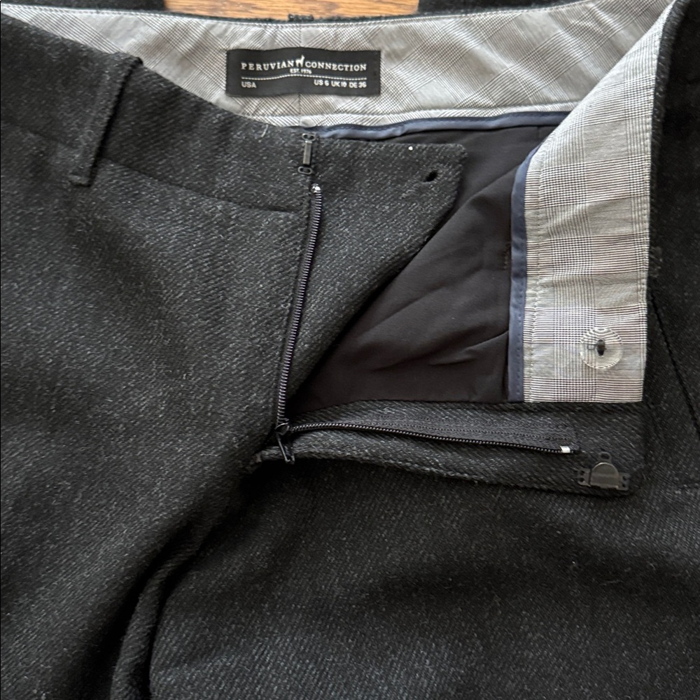 Peruvian Connection Wool Blend Herringbone Straig… - image 8